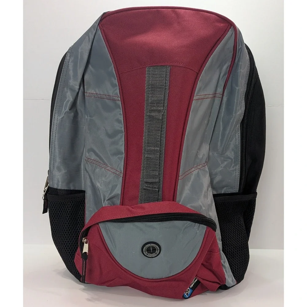 Backpack Gear Inc Digital Component Backpack Unisex 18in Burgundy New 001-BPG322